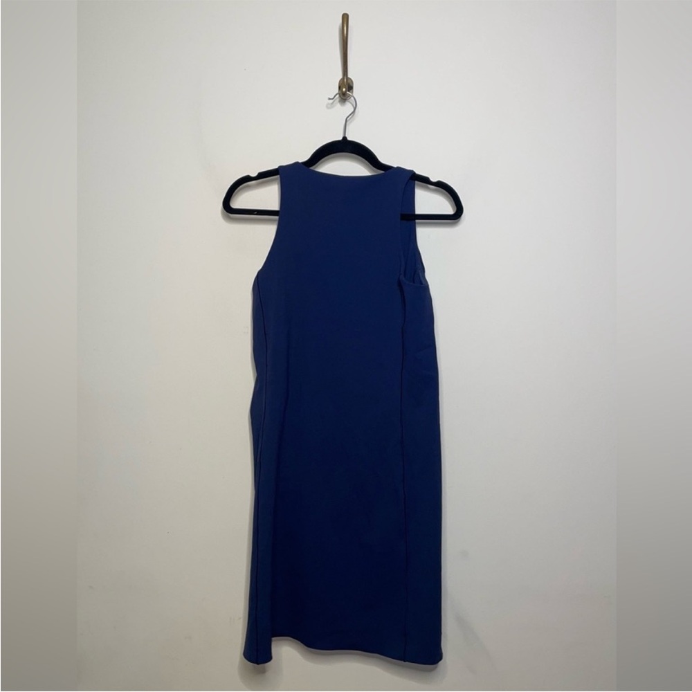 SPANX Shape Get Moving Zip Front Dress in Timeless Navy - Picture 9 of 9